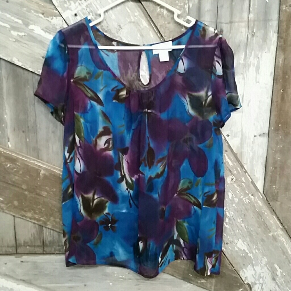 Maurice's sheer blouse